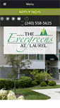 Mobile Screenshot of evergreensatlaurel.com
